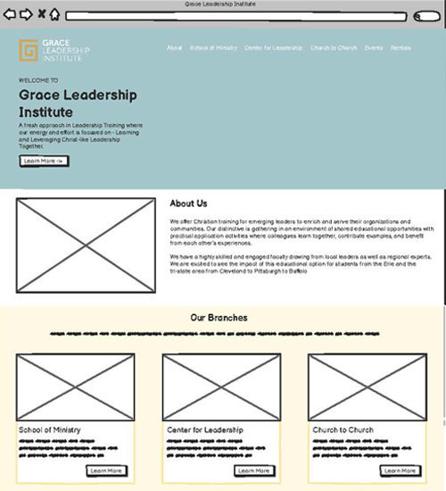 Grace Leadership Wireframe